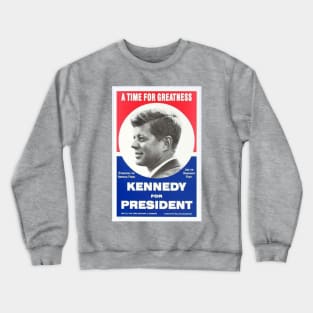 JFK for President 1960 Vintage John F. Kennedy Crewneck Sweatshirt